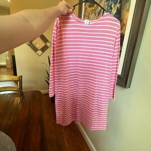 Sail To Sable pink striped dress